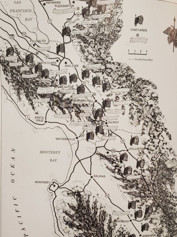 1970s Winery Map