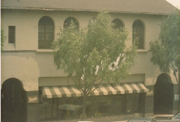 A view of the front of the old Ford's department store in downtown Gilroy.